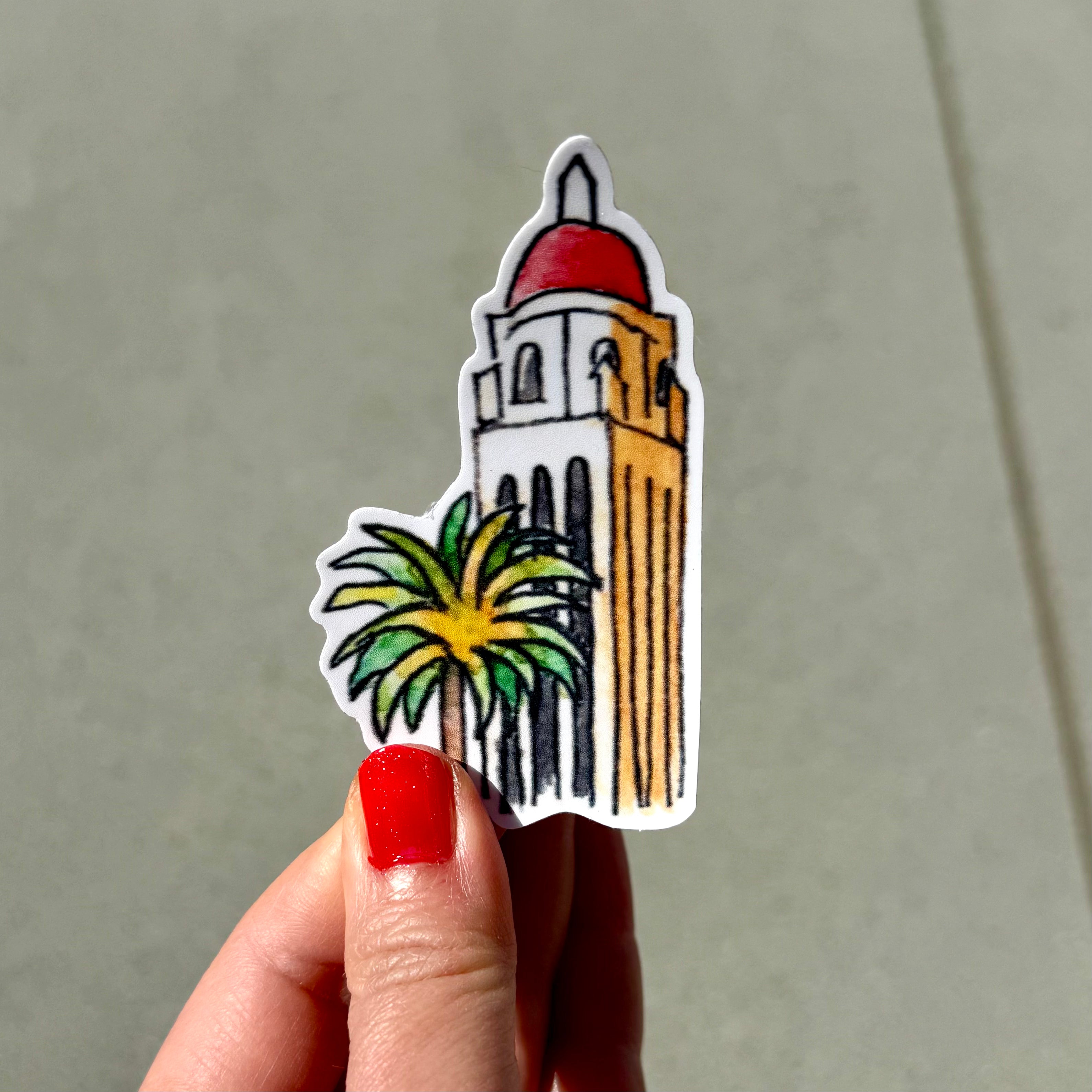 Hoover Tower sticker